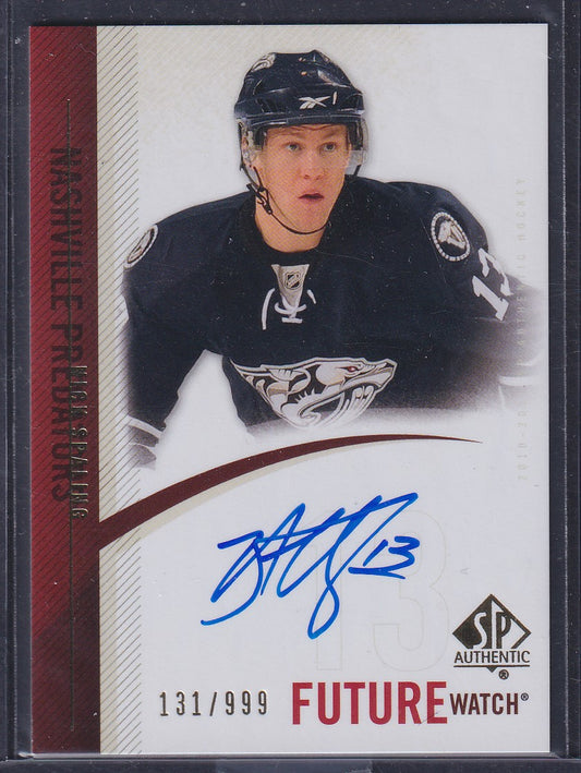 NICK SPALING - 2010 SP Authentic Future Watch Auto #270, /999