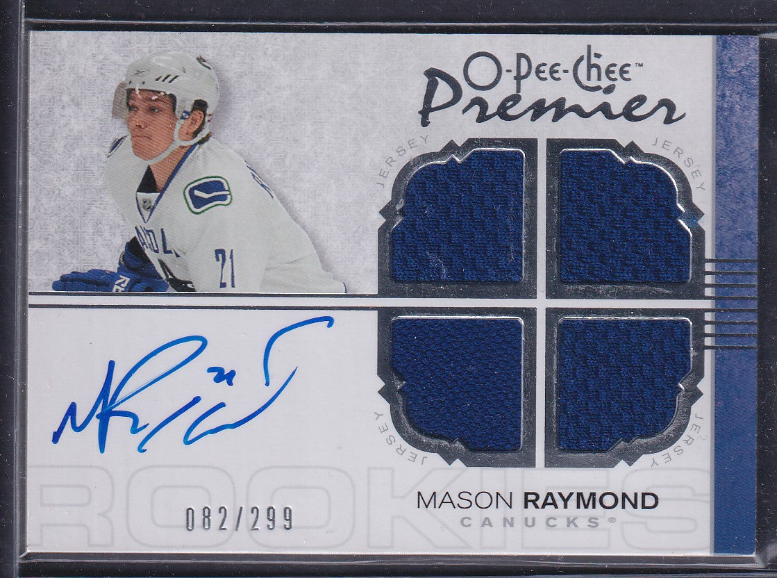 MASON RAYMOND - 2007 O-Pee-Chee Premier Auto Patch #135, /299