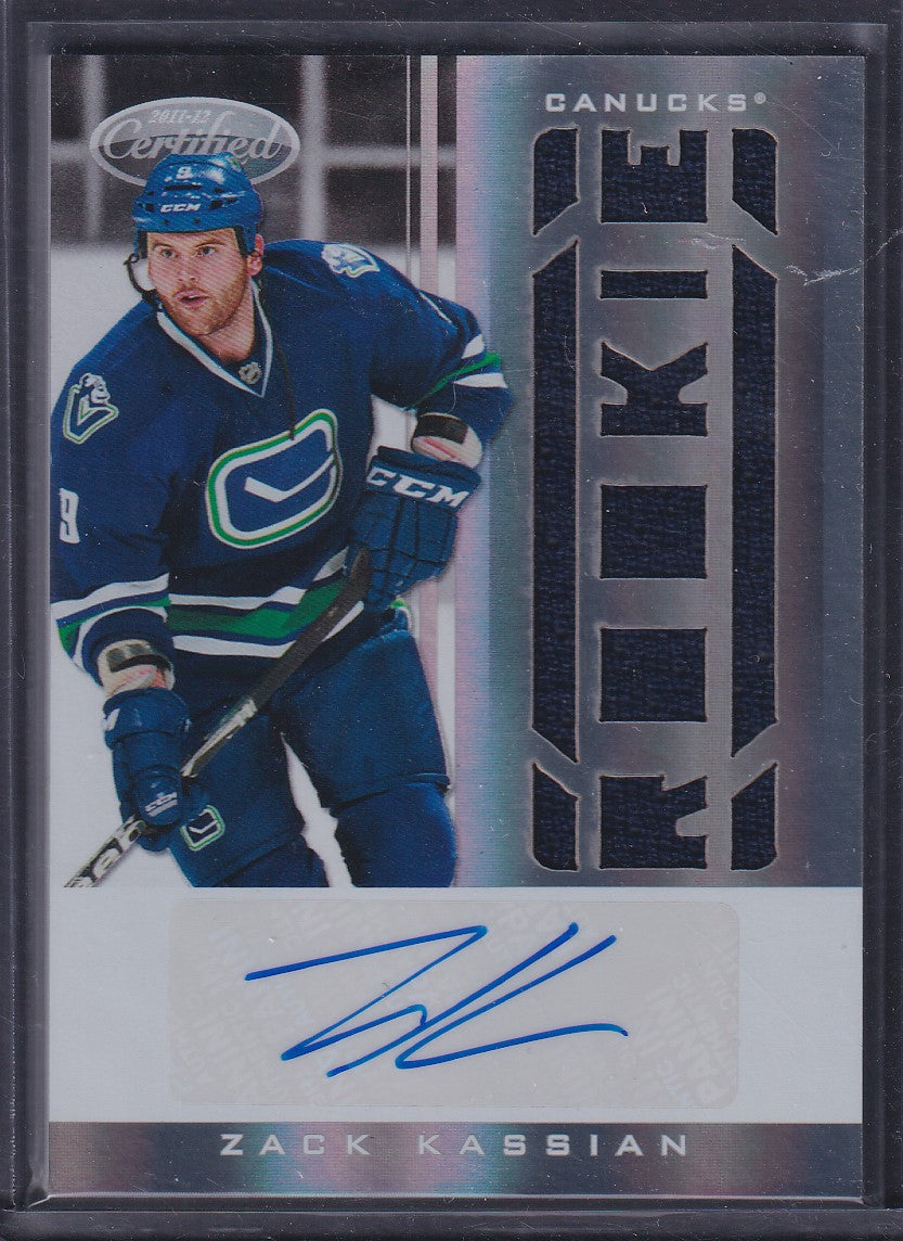 ZACK KASSIAN - 2011 Panini Certified Rookie Auto Patch #246, /299