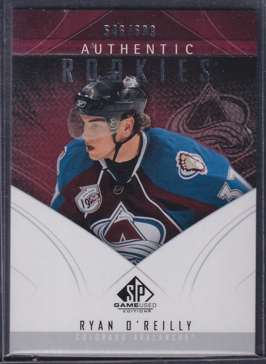 RYAN O'REILLY - 2009 Upper Deck SP Game Used Authentic Rookies #120, /699