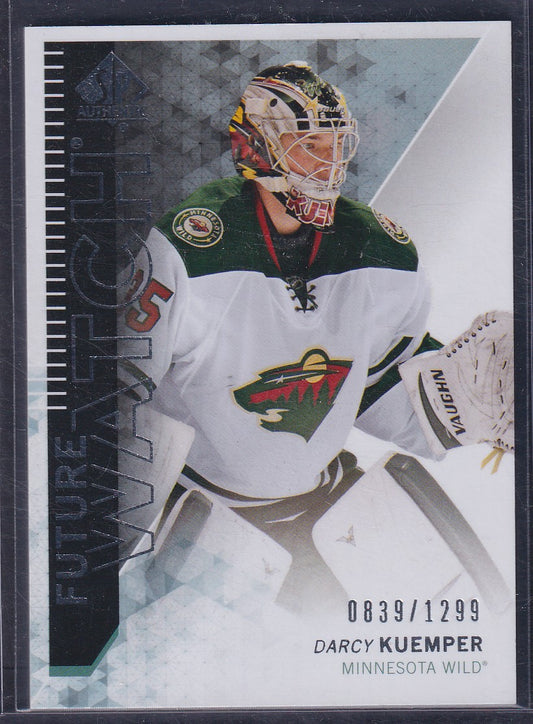 DARCY KUEMPER - 2013 SP Authentic Future Watch #260, /1299