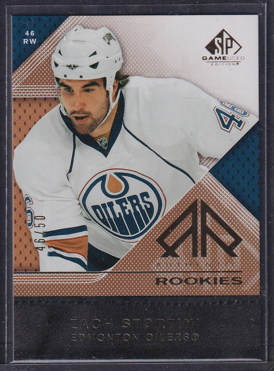 ZACH STORTINI - 2007 Upper Deck SP Game Used Rookies #155, /50