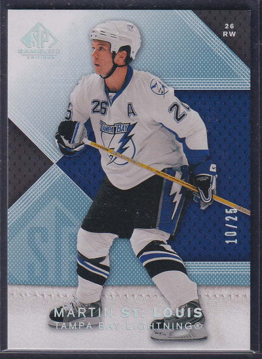 MARTIN ST. LOUIS - 2007 Upper Deck SP Game Used #12, /25