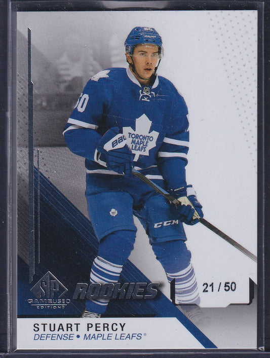 STUART PERCY - 2014 SP Game Used Rookies #160, /50