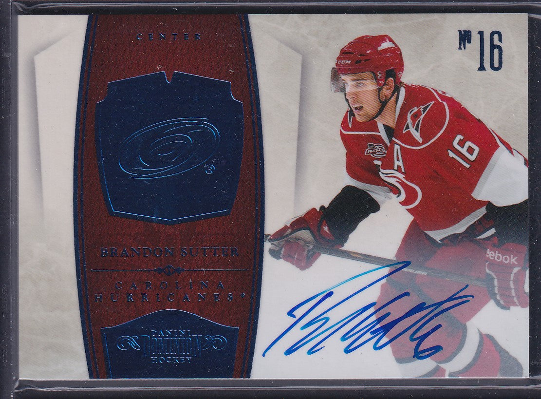 BRANDON SUTTER - 2010 Panini Dominion Auto #19, /10