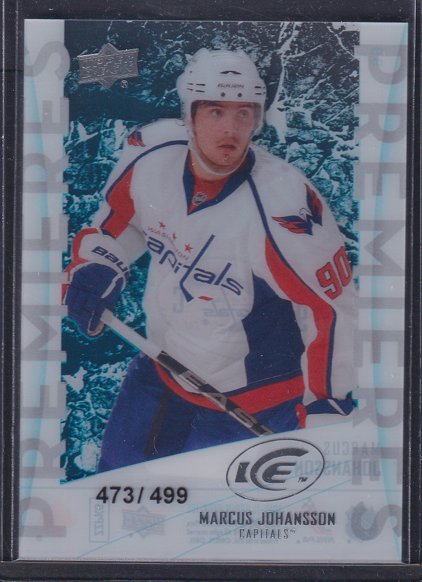 MARCUS JOHANSSON - 2010 Upper Deck Ice Premieres #99, /499