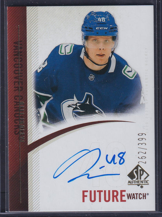 OLLI JUOLEVI - 2020 SP Authentic Future Watch Auto Retro #RFWA-OJ, /399