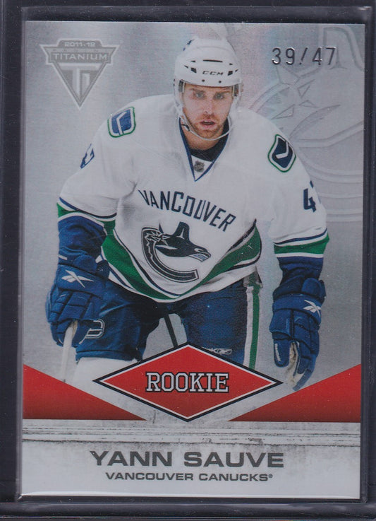 YANN SAUVE - 2012 Panini Titanium Rookie #139, /47