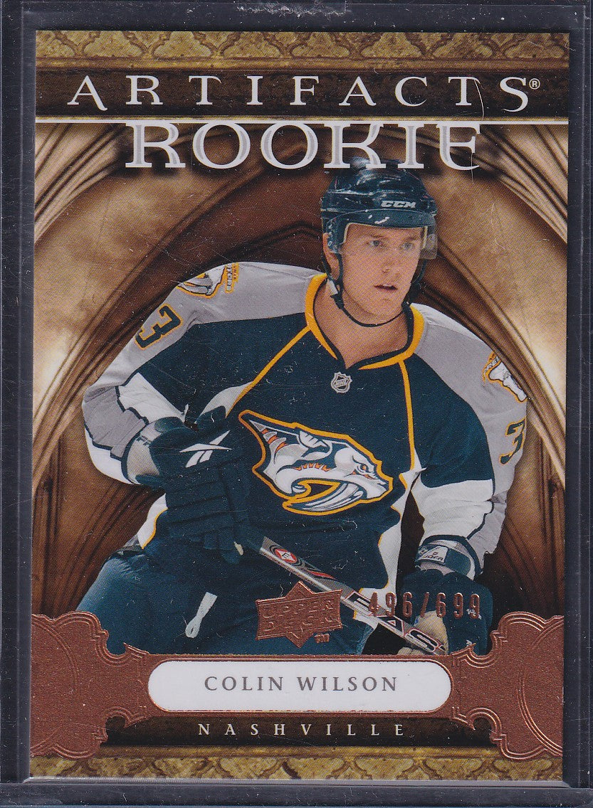 COLIN WILSON - 2009 Upper Deck Artifacts Rookie #214, /699