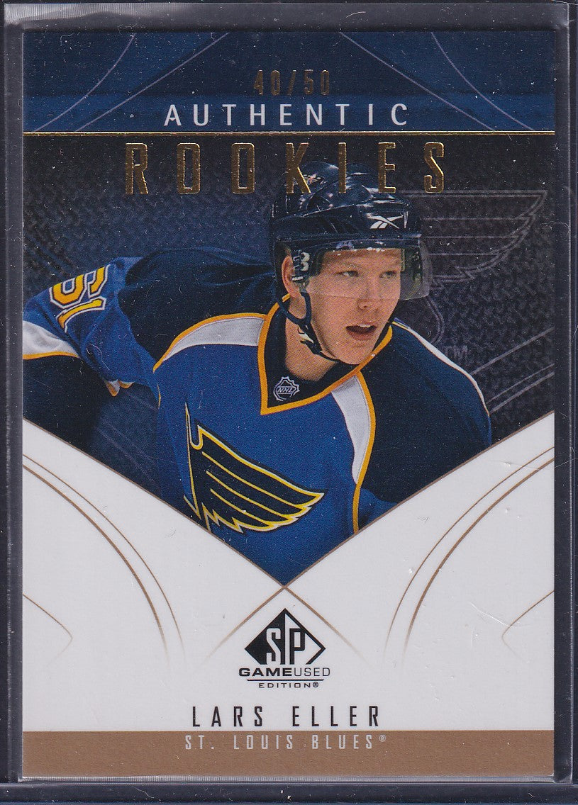 LARS ELLER - 2009 SP Game Used Authentic Rookies #142, /50