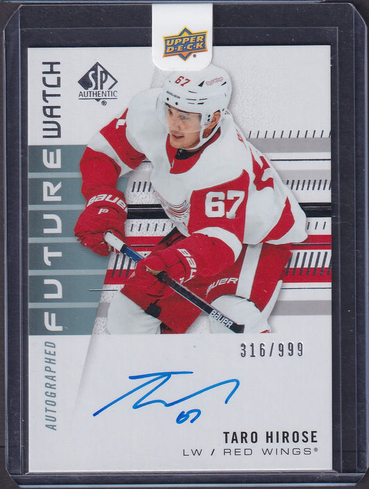 TARO HIROSE - 2019 SP Authentic Future Watch Auto #152, /999