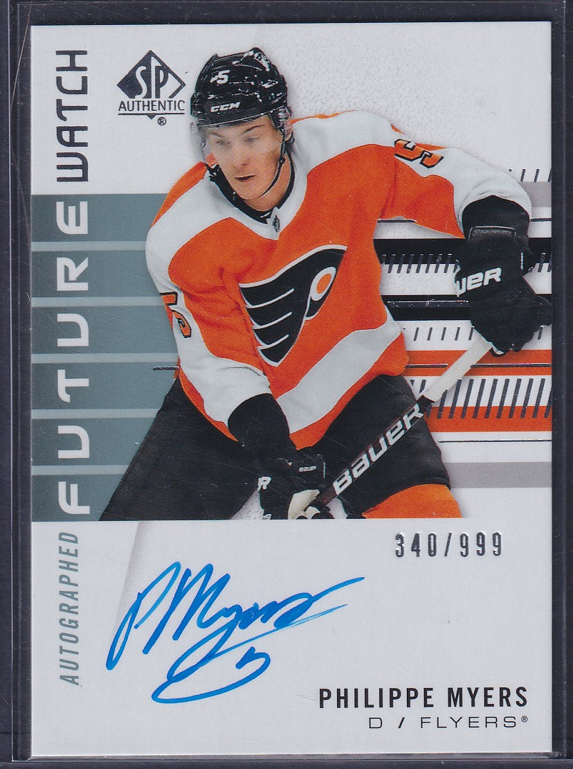 PHILIPPE MYERS - 2019 SP Authentic Future Watch Auto #162, /999
