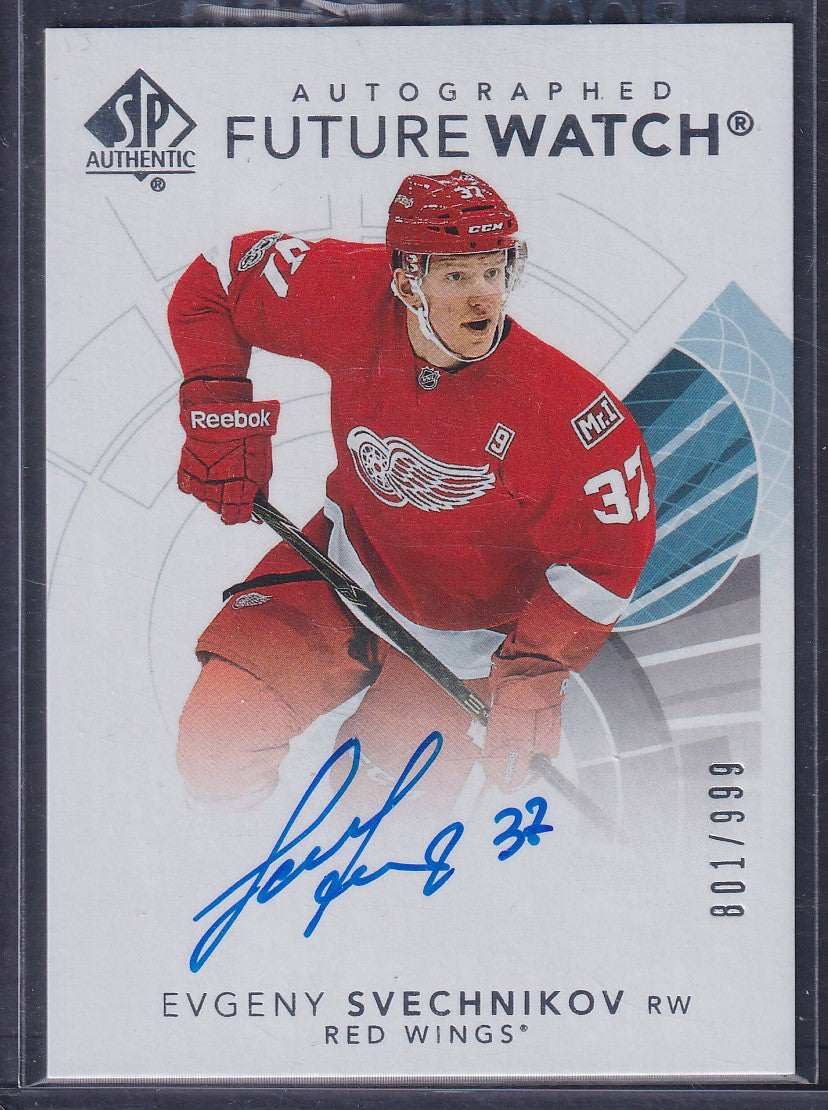 EVGENY SVECHNIKOV - 2017 SP Authentic Future Watch Auto #129, /999