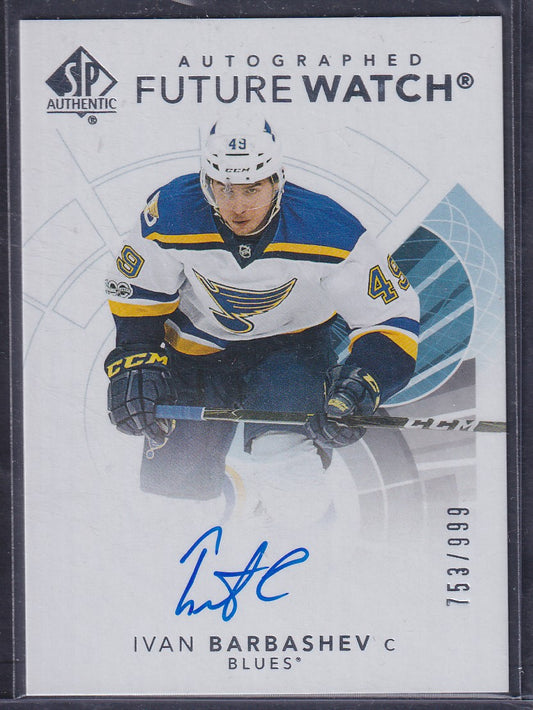 IVAN BARBASHEV - 2017 SP Authentic Future Watch Auto #137, /999