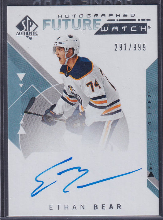 ETHAN BEAR - 2018 SP Authentic Future Watch Auto #166, /999
