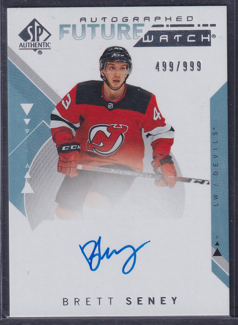 BRETT SENEY - 2018 SP Authentic Future Watch Auto #226, /999