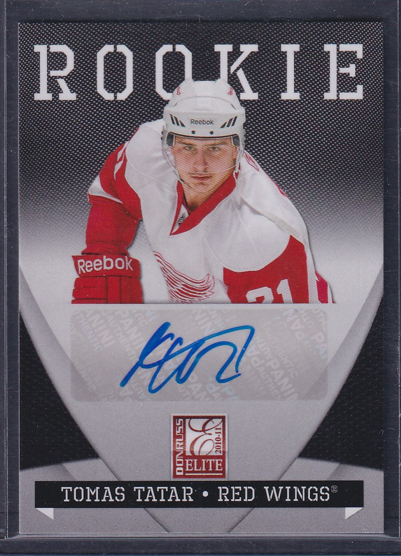 TOMAS TATAR - 2010 Panini Donruss Elite Rookie Auto #210, /99