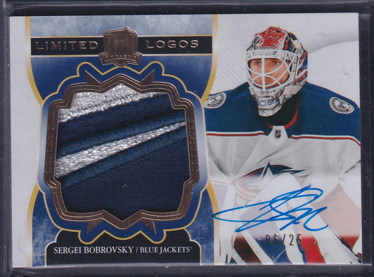 SERGEI BOBROVSKY - 2017 The Cup Limited Logos Auto Patch #LL-SB, /25