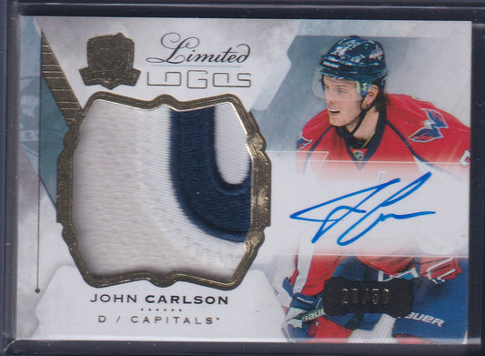 JOHN CARLSON - 2015 The Cup Limited Logos Auto Patch #LL-JC, /50