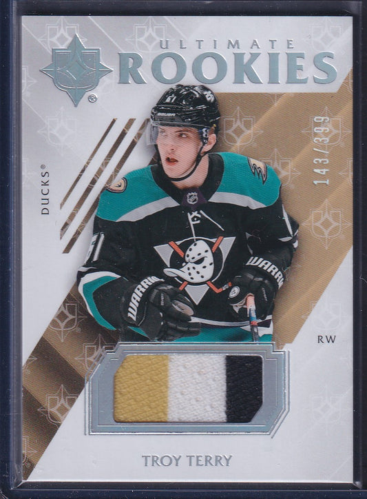 TROY TERRY - 2018 Ultimate Rookies Jersey Patch #87, /399