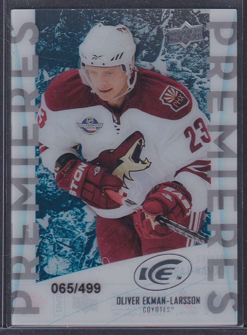 OLIVER EKMAN-LARSSON - 2010 Ice Premieres Rookie #91, /499