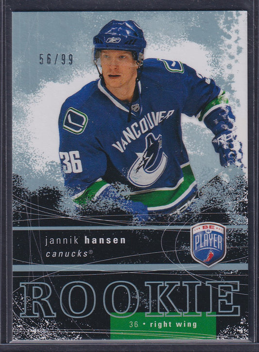 JANNIK HANSEN - 2007 Be a Player BAP Rookie #297, /99