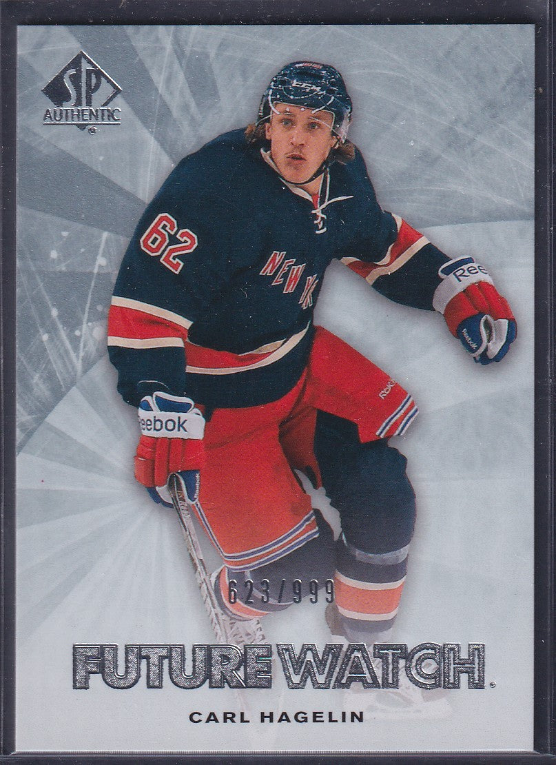 CARL HAGELIN - 2011 SP Authentic Future Watch Rookie #209, /999