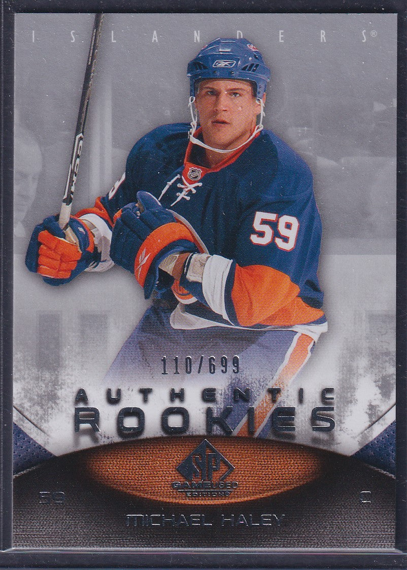 MICHAEL HALEY - 2010 SP Game Used Authentic Rookies #127, /699