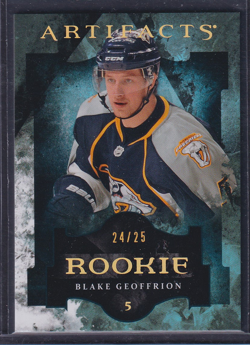 BLAKE GEOFFRION - 2011 Upper Deck Artifacts Rookie #171, /25