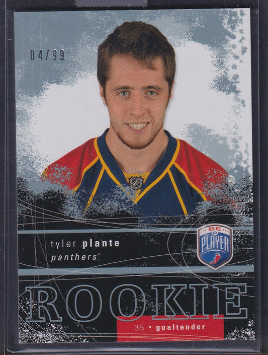 TYLER PLANTE - 2007 Be a Player BAP Rookie #RR-351, /99