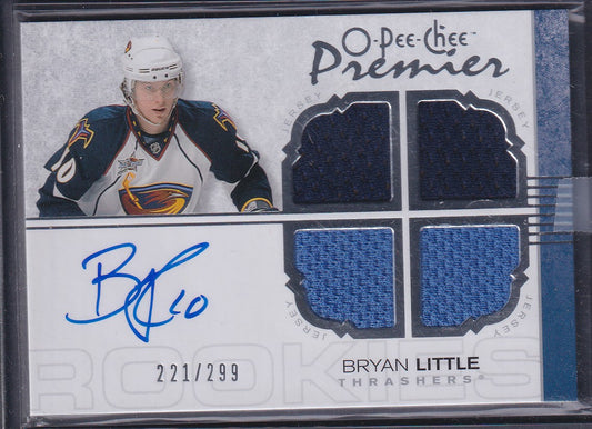 BRYAN LITTLE - 2007 O-Pee-Chee Premier Auto Patch #107, /299