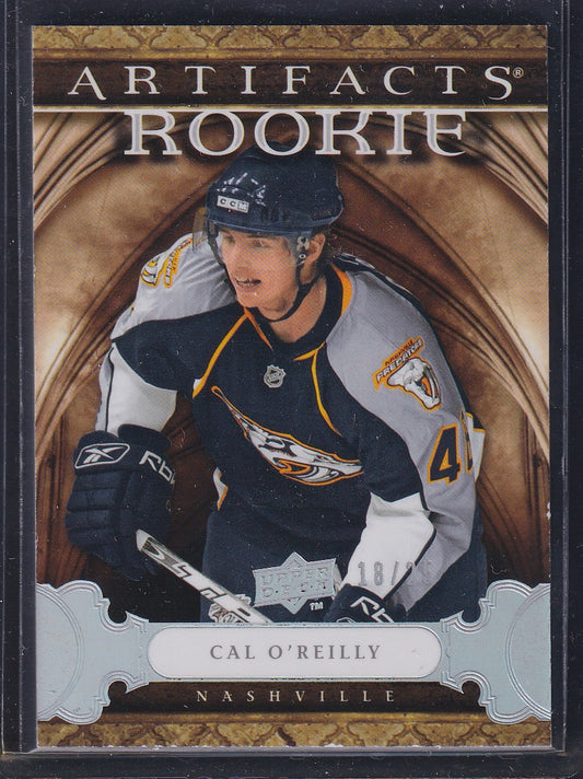 CAL O'REILLY - 2009 Upper Deck Artifacts Rookie #186, /25