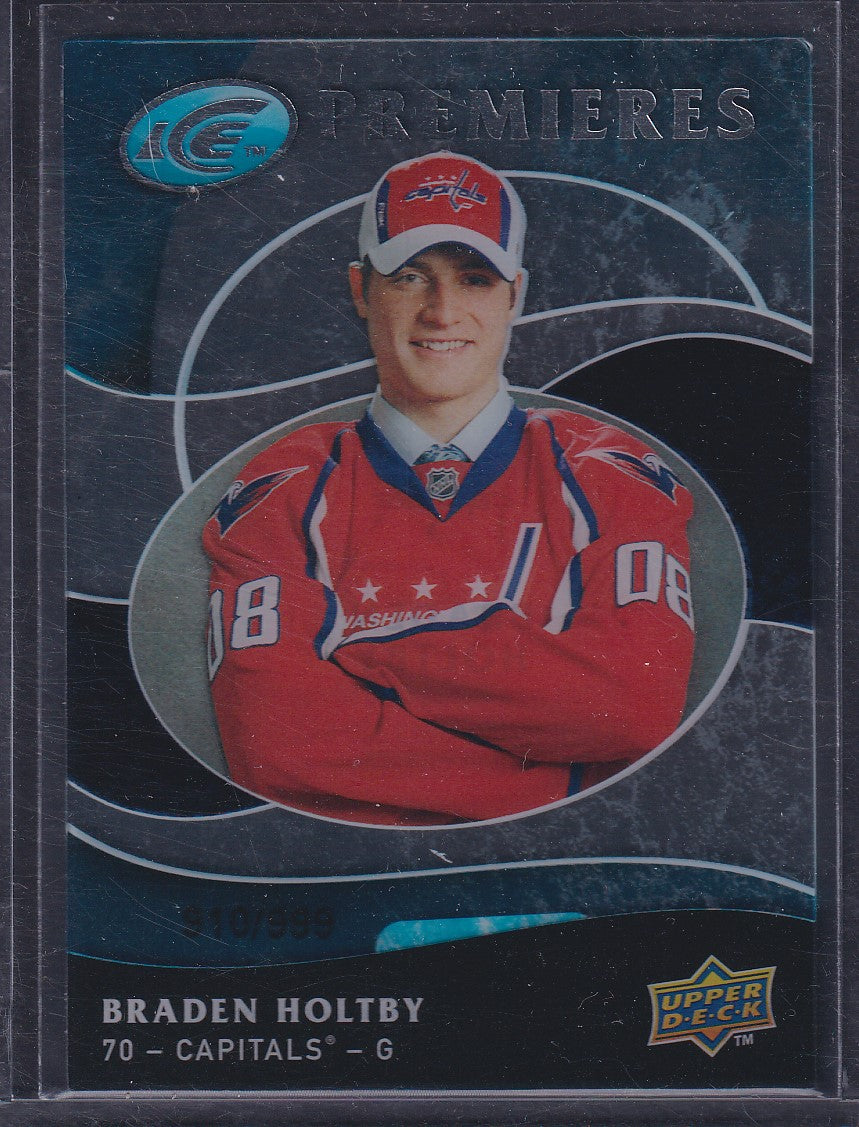 BRADEN HOLTBY - 2009 Upper Deck Ice Premieres #142, /999