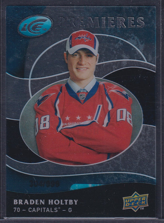 BRADEN HOLTBY - 2009 Upper Deck Ice Premieres #142, /999