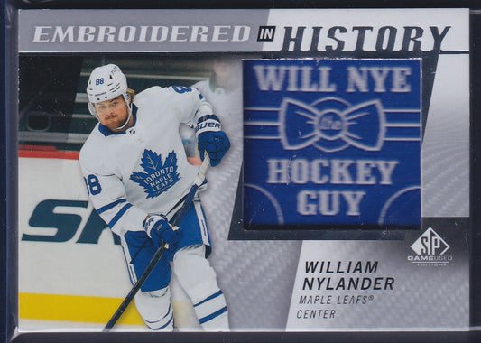 WILLIAM NYLANDER - 2021 SP Game Used Embroidered in History #7