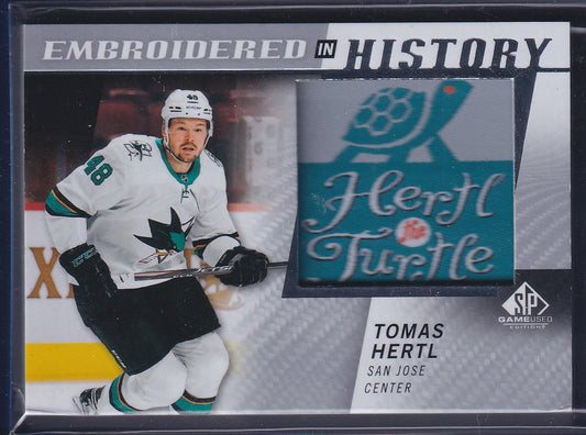 TOMAS HERTL - 2021 SP Game Used Embroidered in History #35