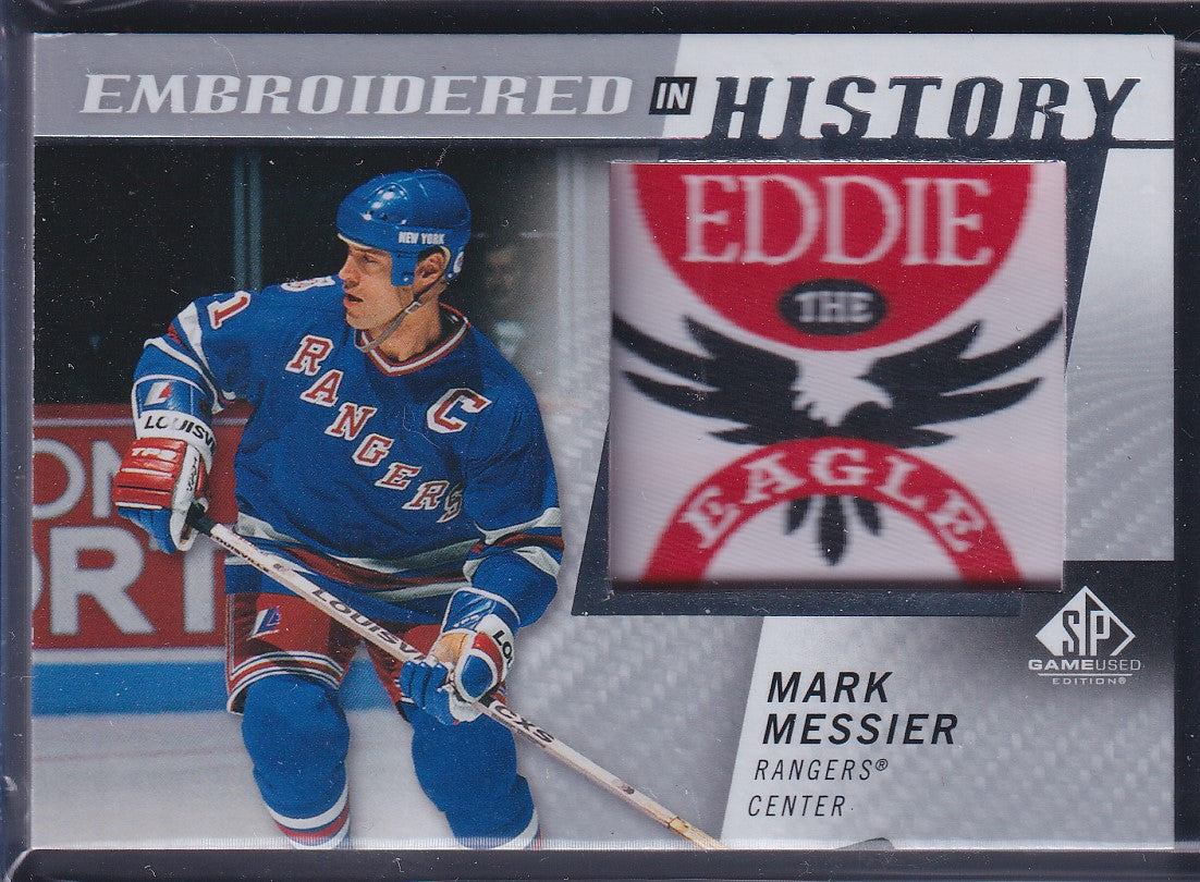 MARK MESSIER - 2021 SP Game Used Embroidered in History #56