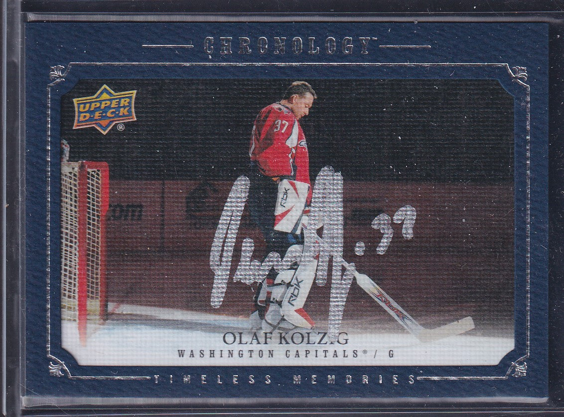 OLAF KOLZIG - 2019 Upper Deck Chronology Timeless Memories Auto #CA-OK