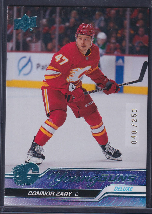 CONNOR ZARY - 2023 Upper Deck Young Guns DELUXE #496, /250