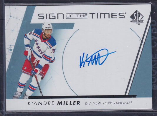 K'ANDRE MILLER - 2022 SP Authentic Sign of the Times Auto #SOTT-KM