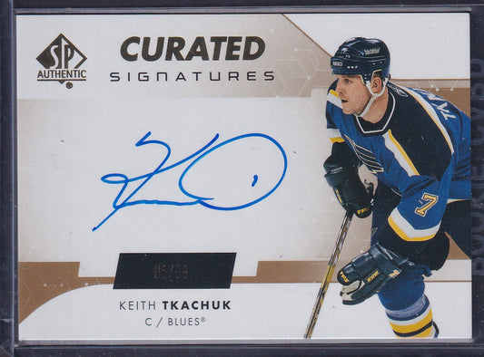 KEITH TKACHUK - 2022 SP Authentic Curated Signatures Auto #SPC-KT
