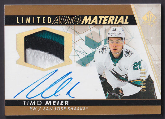 TIMO MEIER - 2022 SP Authentic Limited Auto Material #28, /100