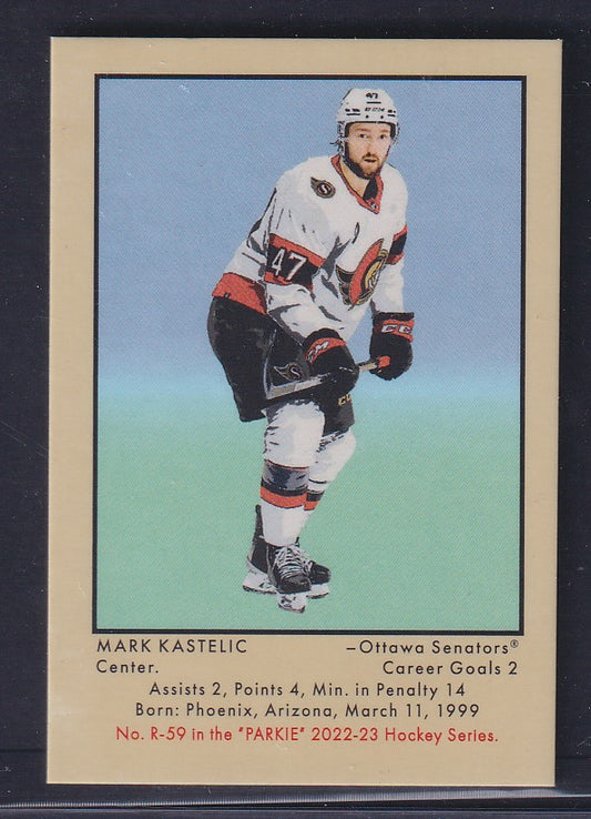 MARK KASTELIC - 2022 Parkhurst Mini WRAPPER BACK #R-59