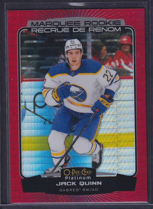 JACK QUINN - 2022 O-Pee-Chee Platinum Rookie RED PRISM #204, /199