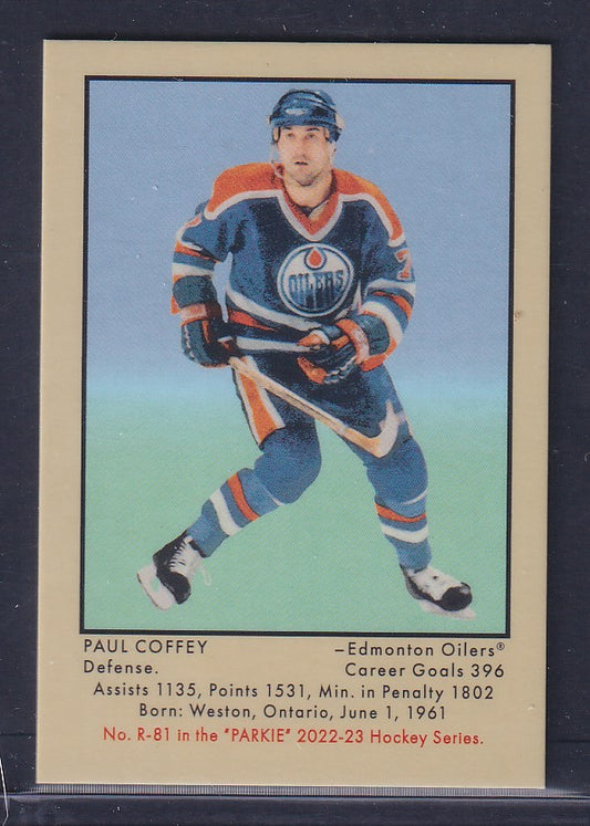 PAUL COFFEY - 2022 Parkhurst Mini WRAPPER BACK #R-81