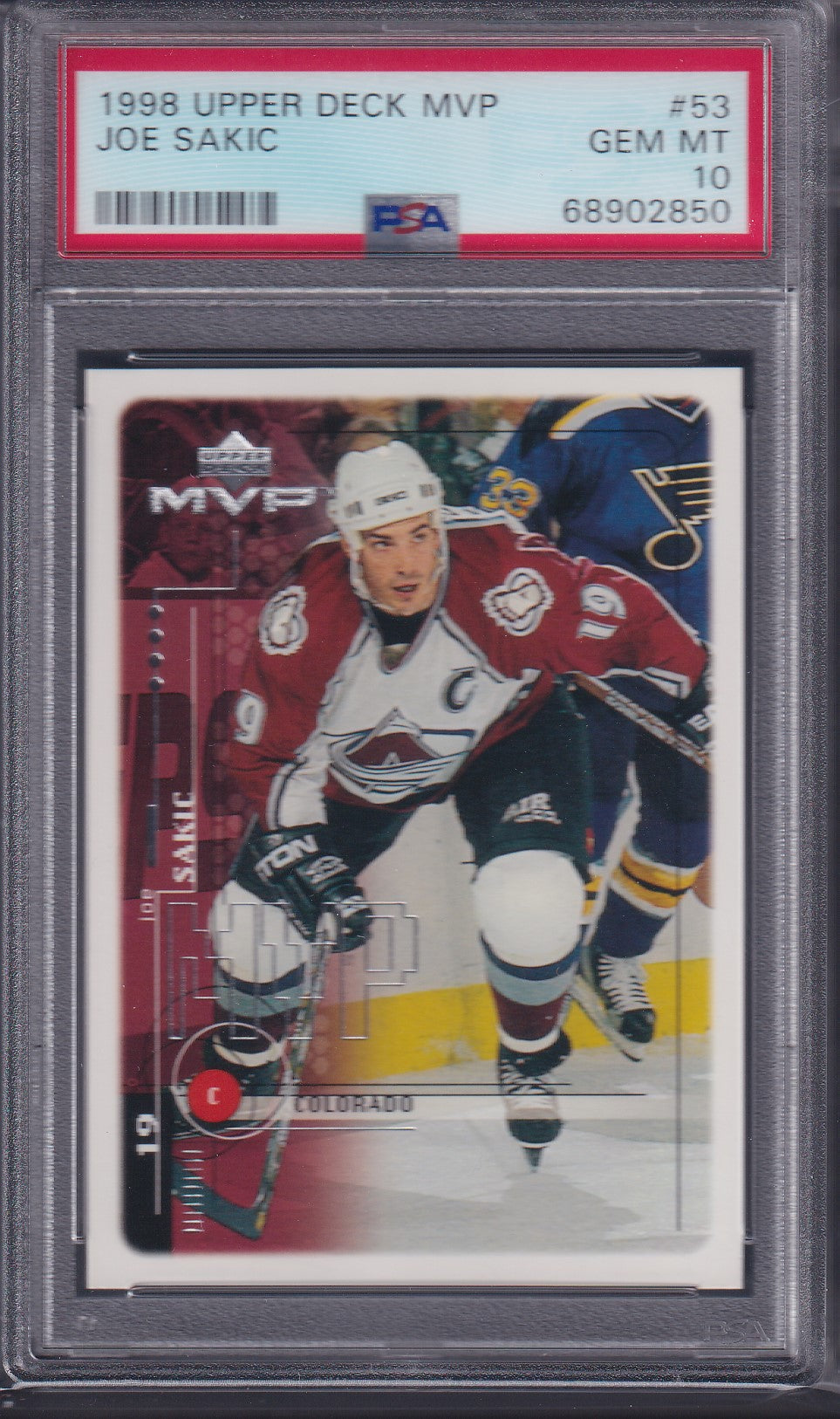 JOE SAKIC - 1998 Upper Deck MVP #53, PSA 10