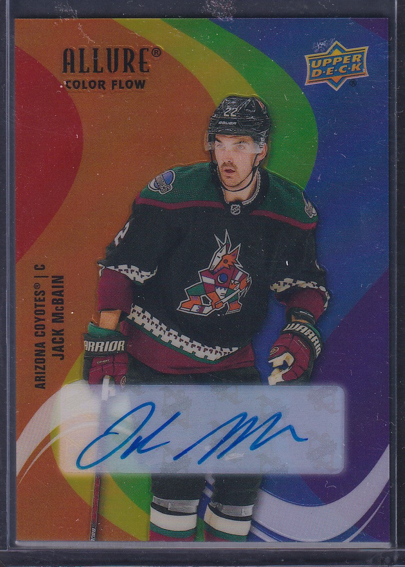 JACK MCBAIN - 2022 Upper Deck Allure FULL RAINBOW AUTO #SF-51