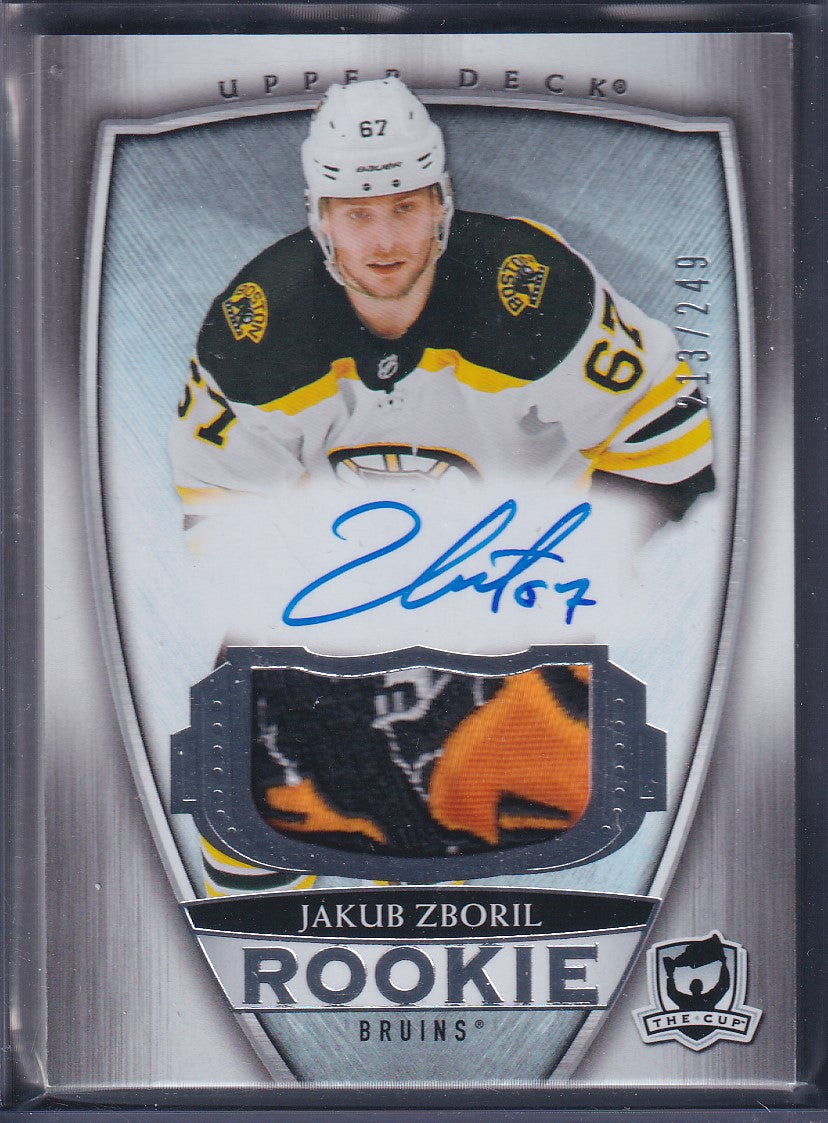 JAKUB ZBORIL - 2018 The Cup Rookie Auto Patch #76, /249