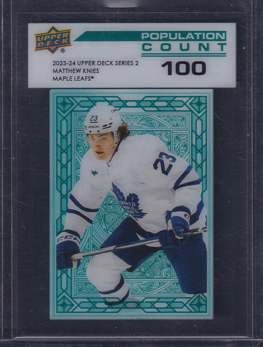 MATTHEW KNIES - 2023 Upper Deck Population Count 100 #PC-58