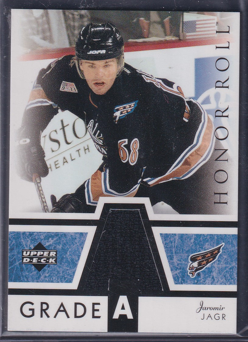 JAROMIR JAGR - 2003 Upper Deck Honor Roll Grade A Patch #GA-JJ